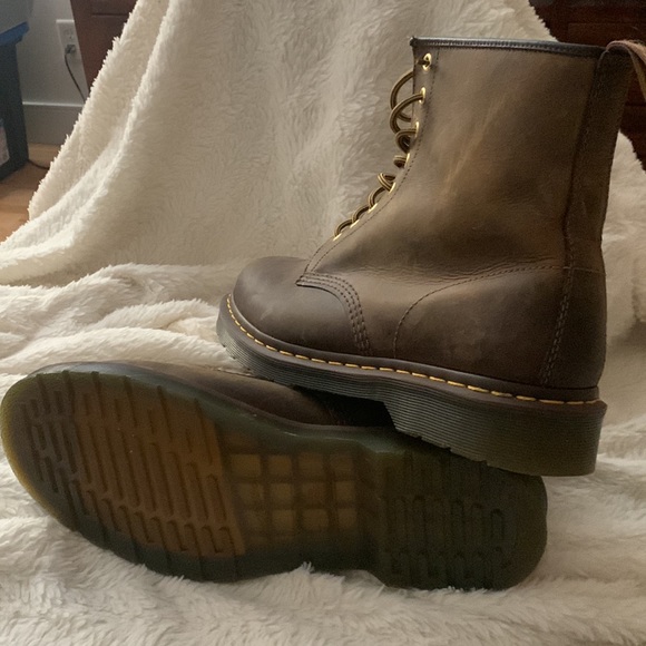 Dr. Martens - Size 12 US/ 46 EU 1460 CRAZY HORSE LEATHER LACE UP BOOTS - Picture 4 of 7